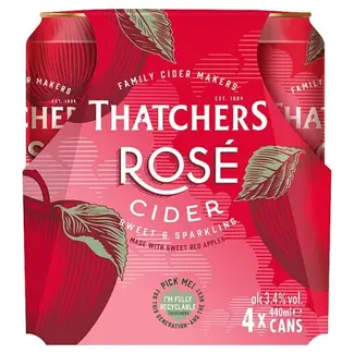 Thatchers Thatchers Rose 3.4% 4x440ml