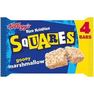 Kellogg's Kelloggs Rice Krispies Squares Marshmallows 4pk