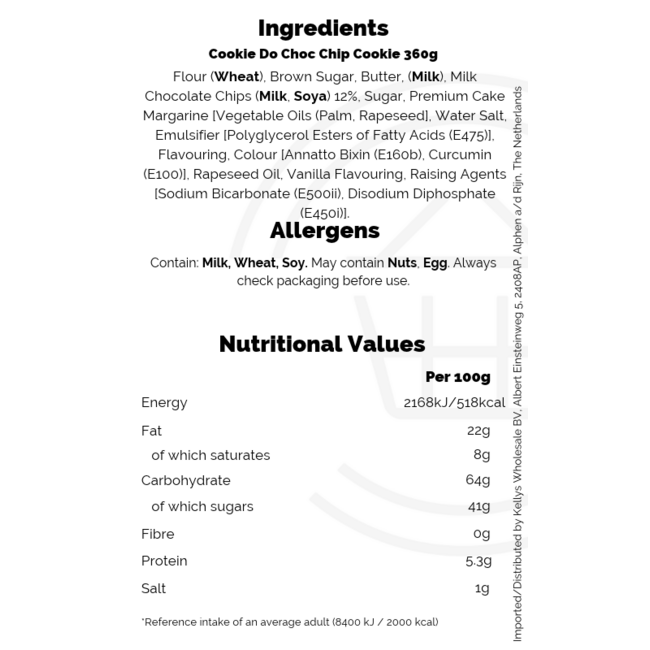 Cookie Do Choc Chip Cookie 360g