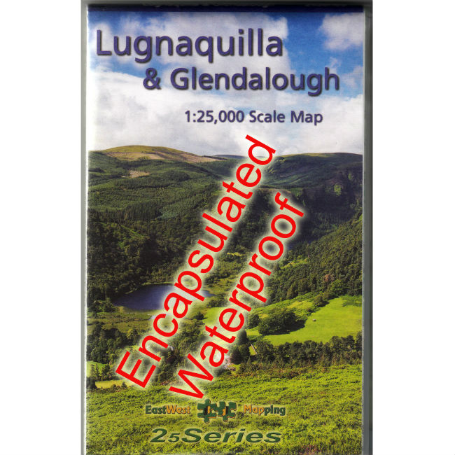 Lugnaquilla and Glendalough Waterproof Map