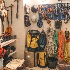 Gear Room Layouts, Outdoor Kit Storage Ideas