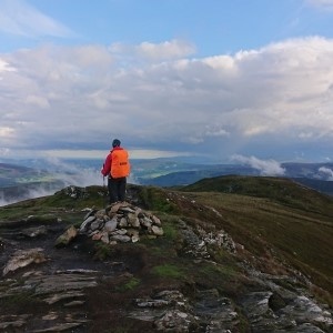 Looking down into the Glenmacnass Valley