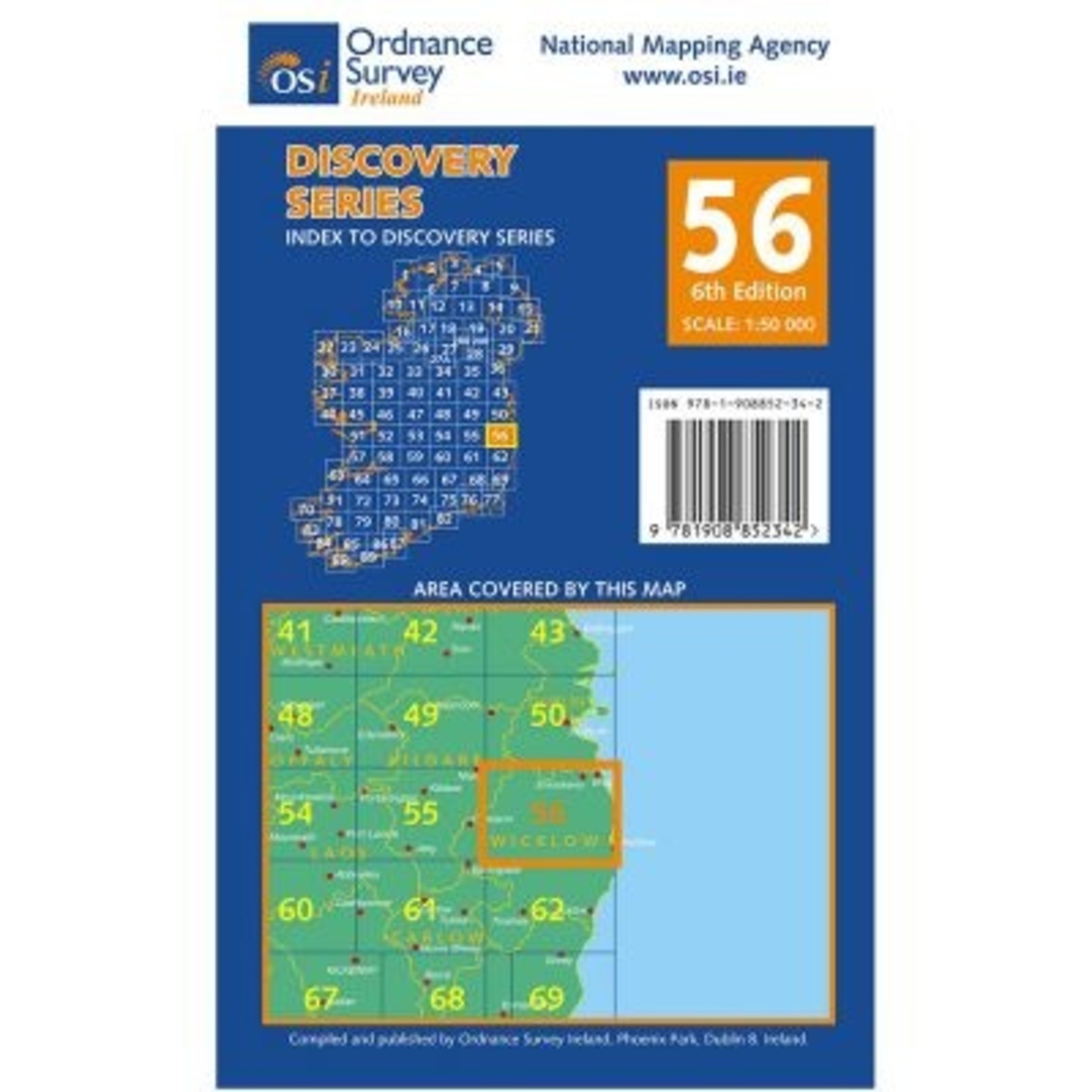 OSI Discovery Series Sheet 56 Lamfold Map adventure.ie