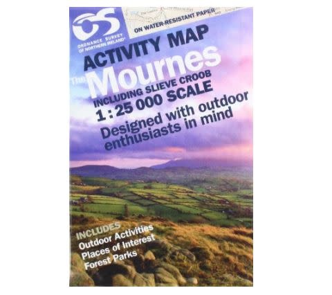 OSNI Mournes Activity Map Water Resistant Paper 1:25000