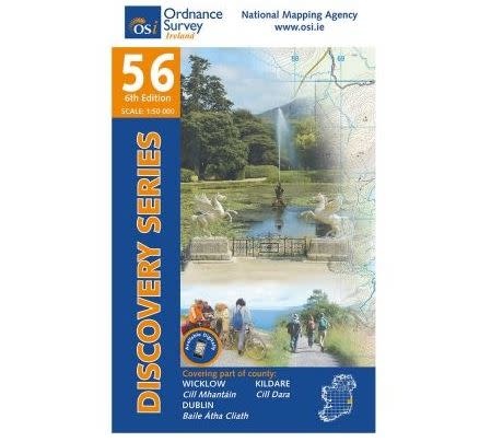 OSI Discovery Series Sheet 56 Weatherproof Map adventure.ie