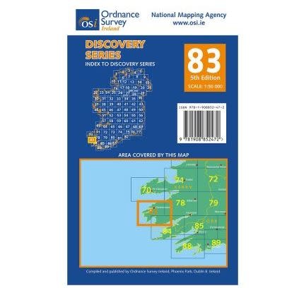 OSI Discovery Series Sheet 83 Weatherproof Map