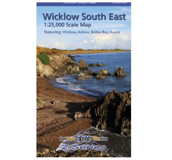EastWest Mapping Wicklow South East 1:25000 Paper Map adventure.ie
