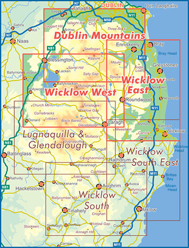 EastWest Mapping Wicklow East 1:25000 Paper adventure.ie