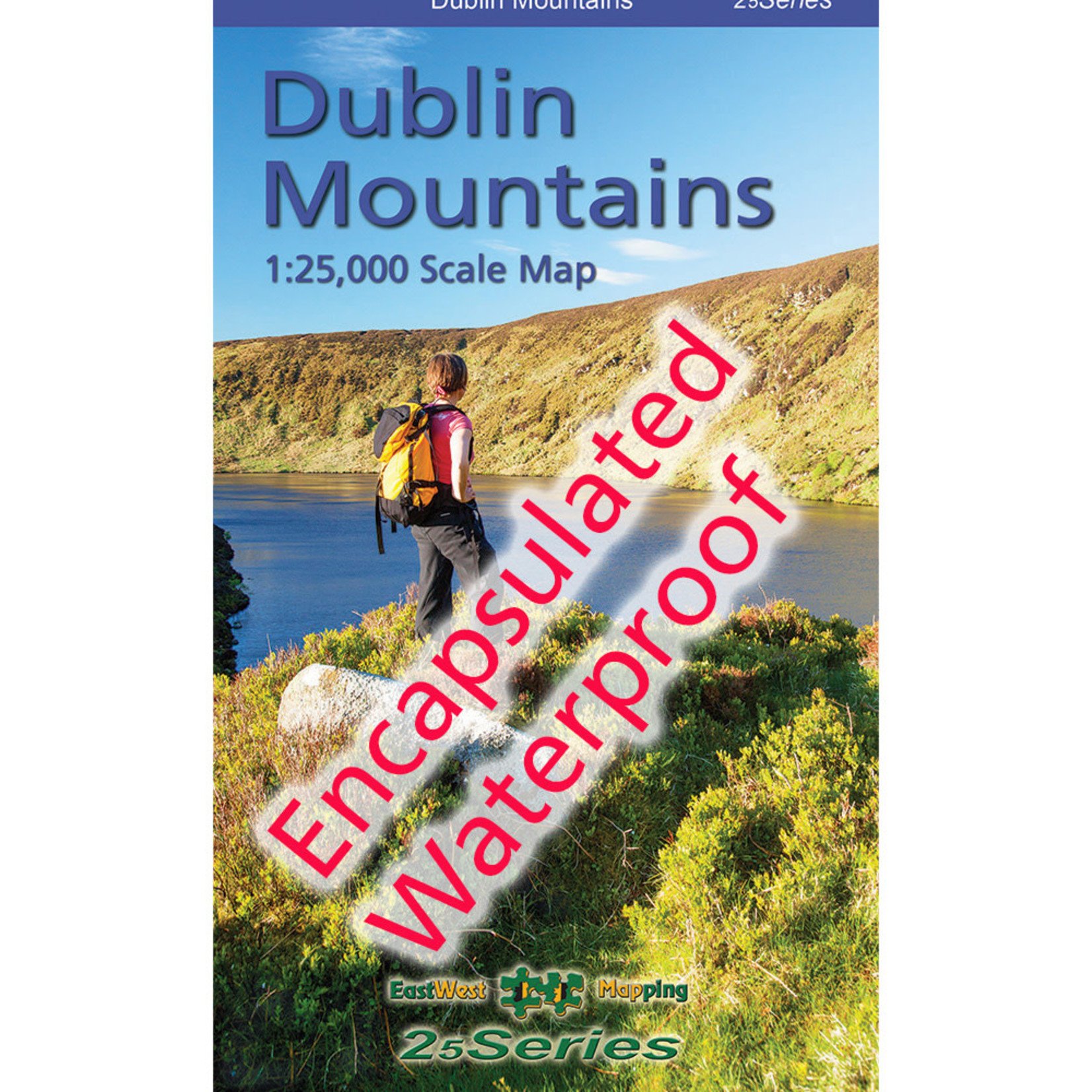 EastWest Mapping Dublin Mountains 1:25000 Encapsulated adventure.ie