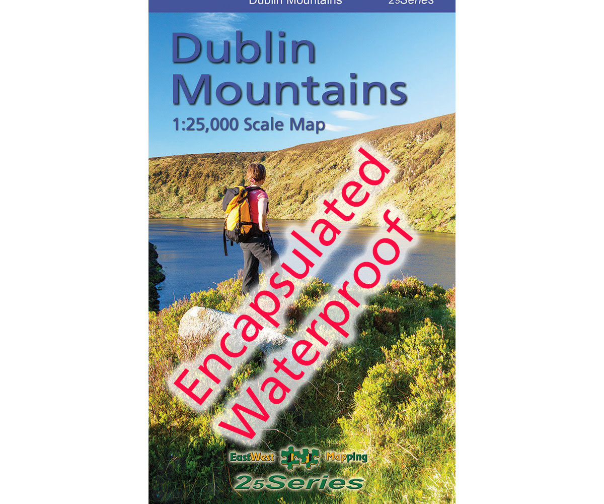 EastWest Mapping Dublin Mountains 1:25000 Encapsulated adventure.ie