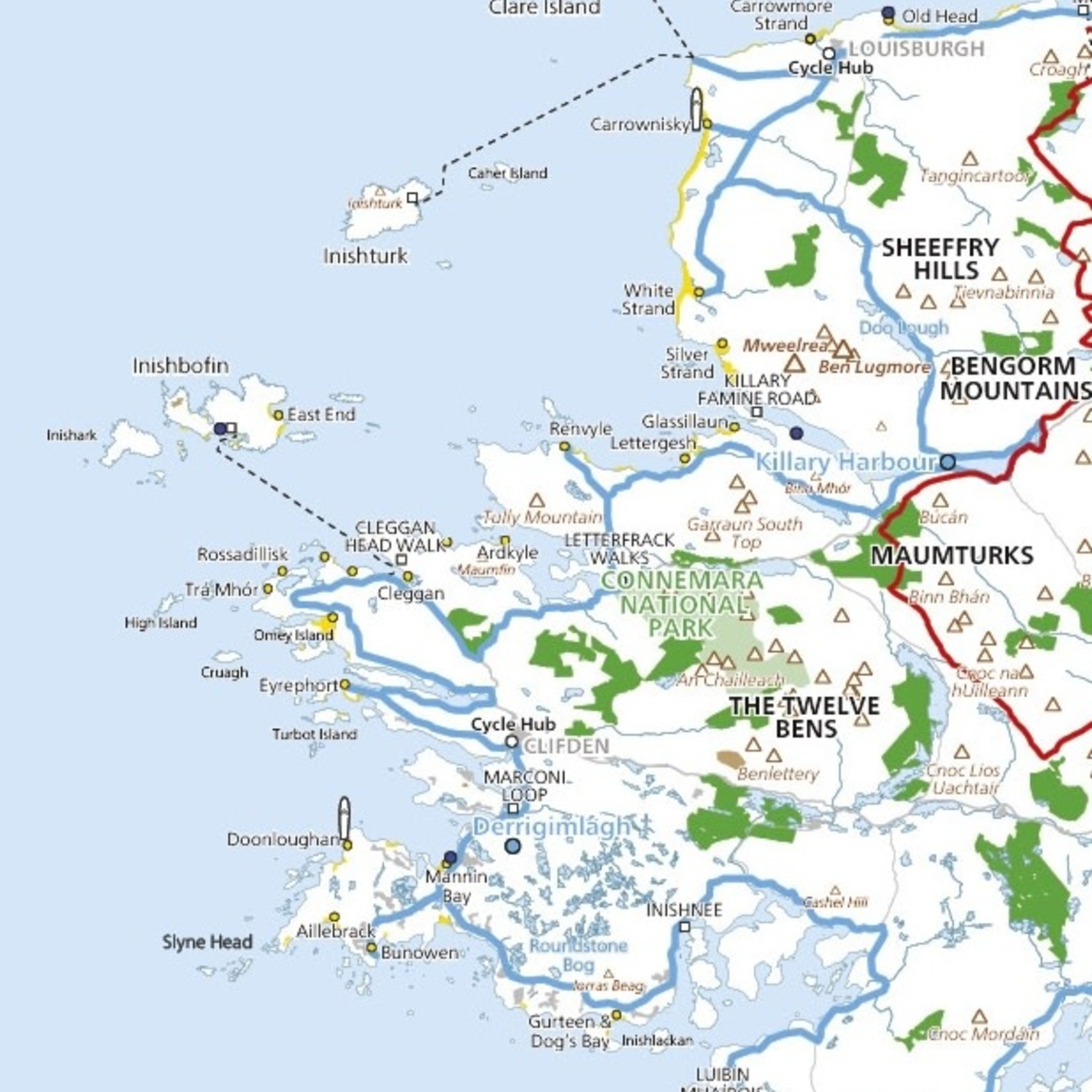 Adventure Map Of Ireland