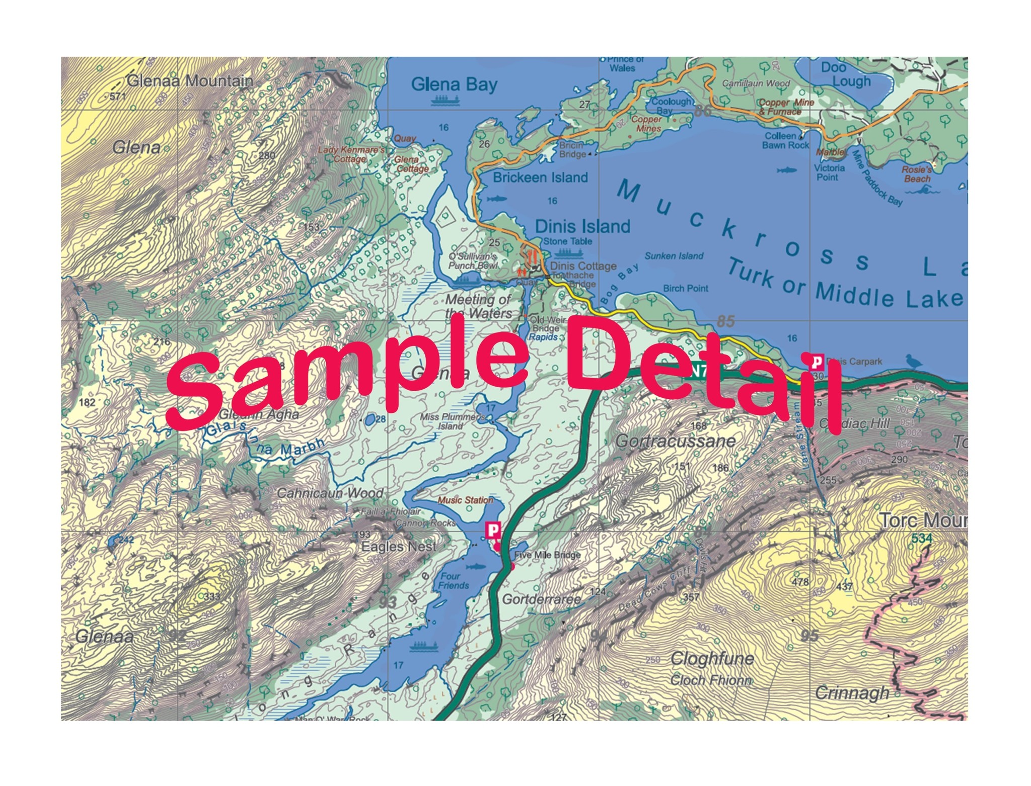 EastWest Mapping Killarney National Park 1:20,000 Paper Map