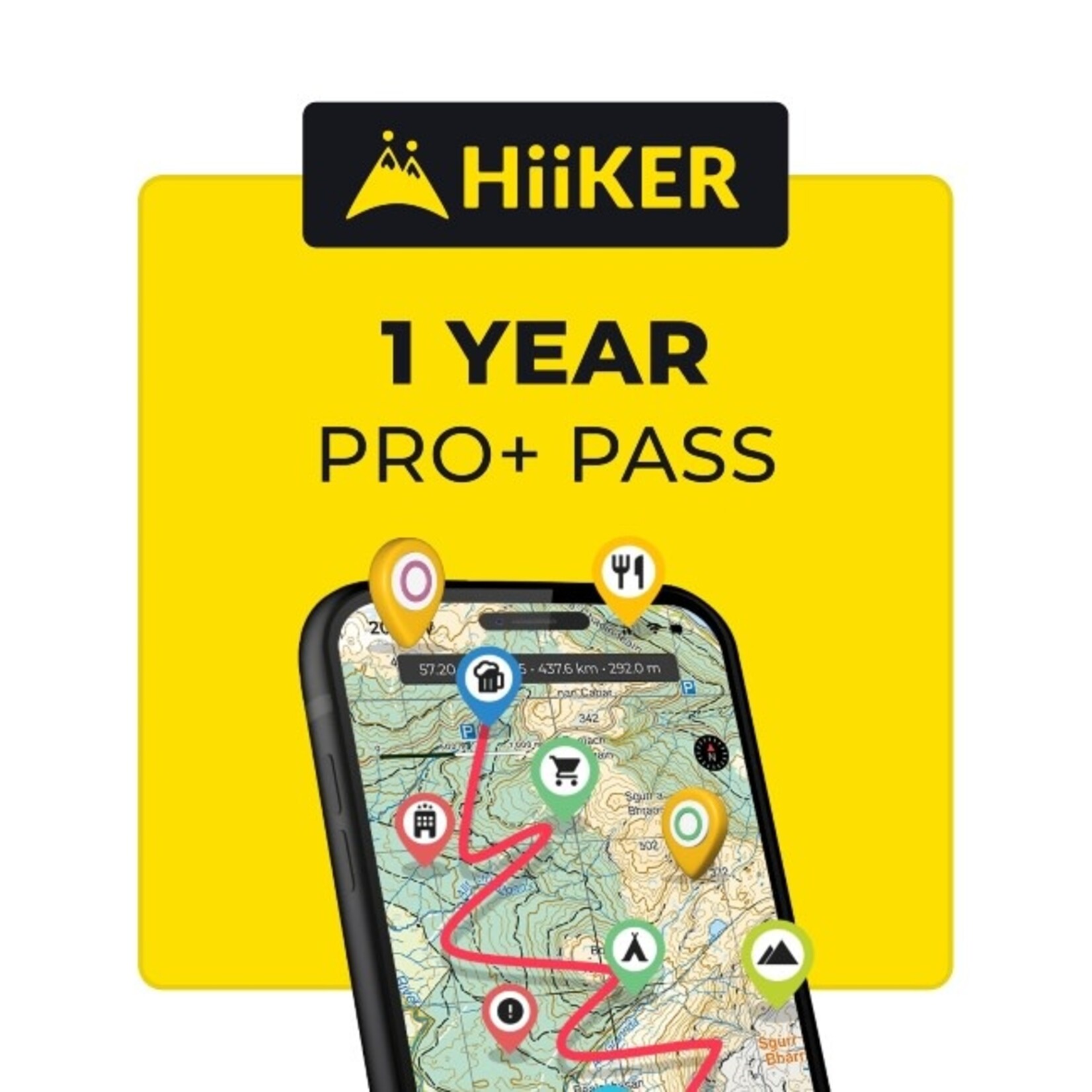 Hiiker Hiiker Pro+ Annual Subscription