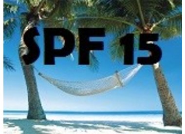 SPF 15 sin bronceador