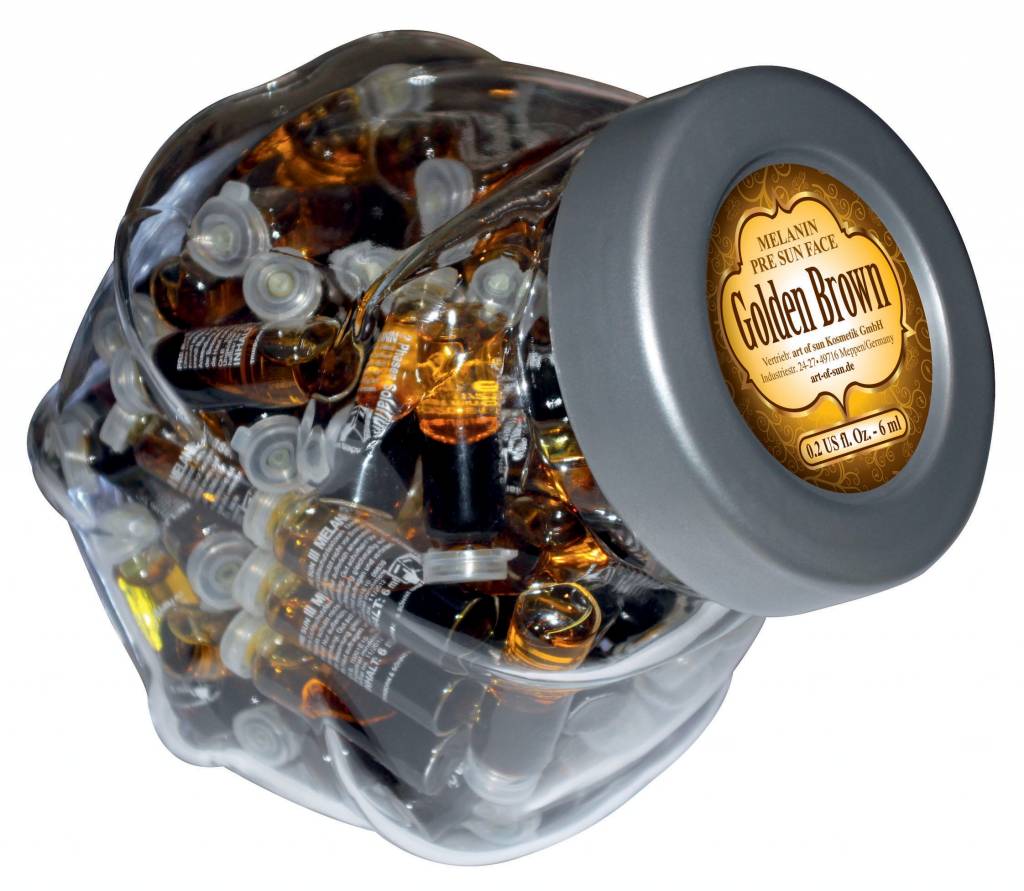 Art Of Sun Golden Brown Ampulle 6 ml Melanin Pre Sun Face 100pcs.