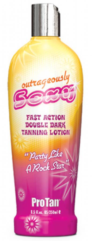 Protan Outrageusement action rapide Sexy Double Dark 250ml Lotion de bronzage