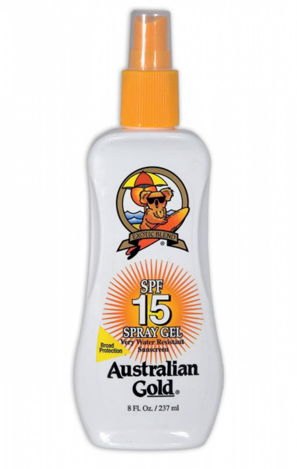 Australian Gold SPF 15 Spray Gel rigelig lager!