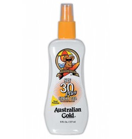 Australian Gold SPF 30 Spray Gel ample stock!