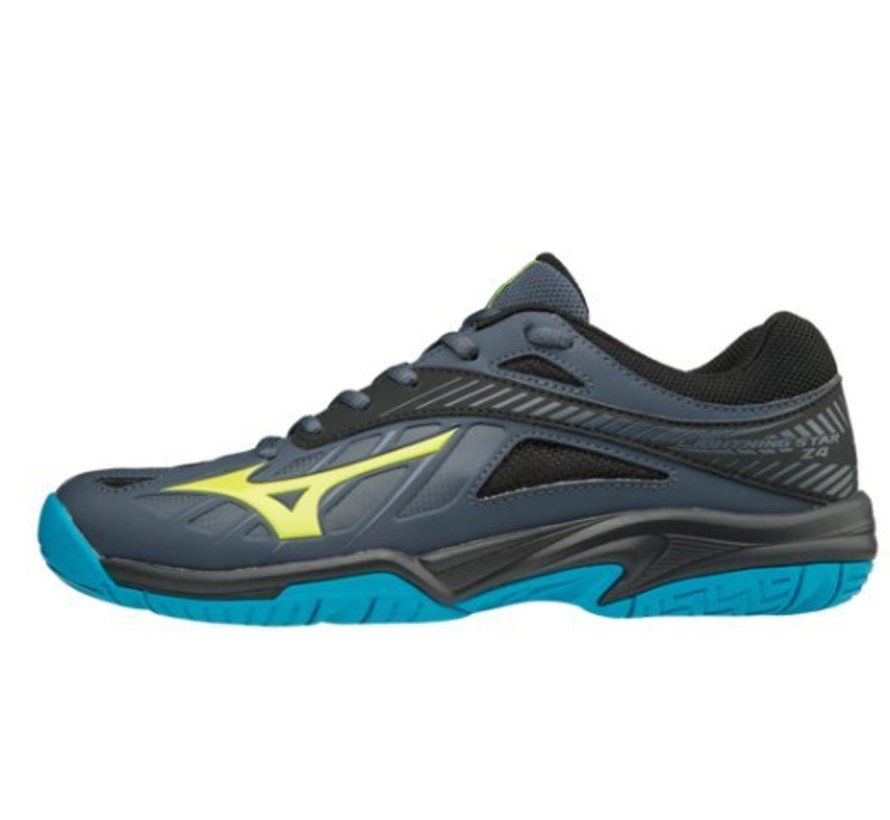 Mizuno Lightning Star Z4 Jr grijs blauw volleybalschoenen kids