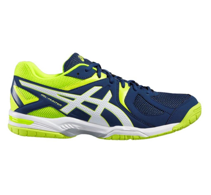 Gewend aan Neuken woede Asics Gel Hunter 3 blauw indoor schoenen heren (R507Y-5801) -  Volleybalschoenenonline.nl