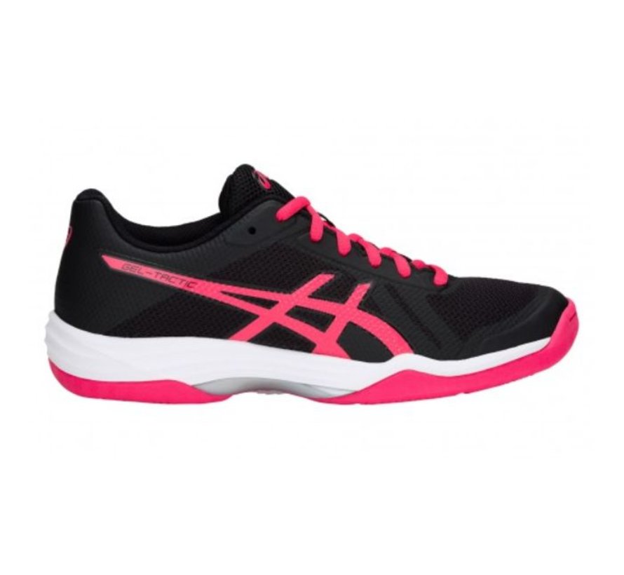 ASICS Gel Tactic zwart roze volleybalschoenen dames