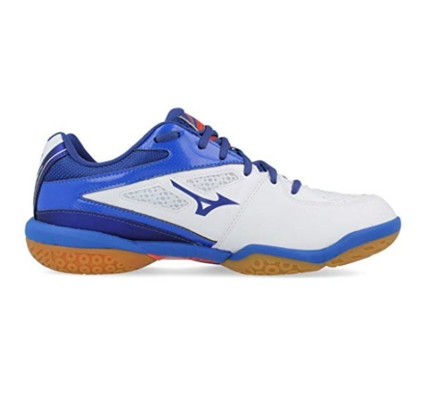 Mizuno Wave Fang SL wit blauw badmintonschoenen heren