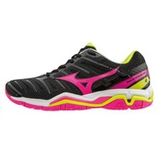 Mizuno Mizuno Wave Stealth 4 zwart roze handbalschoenen dames