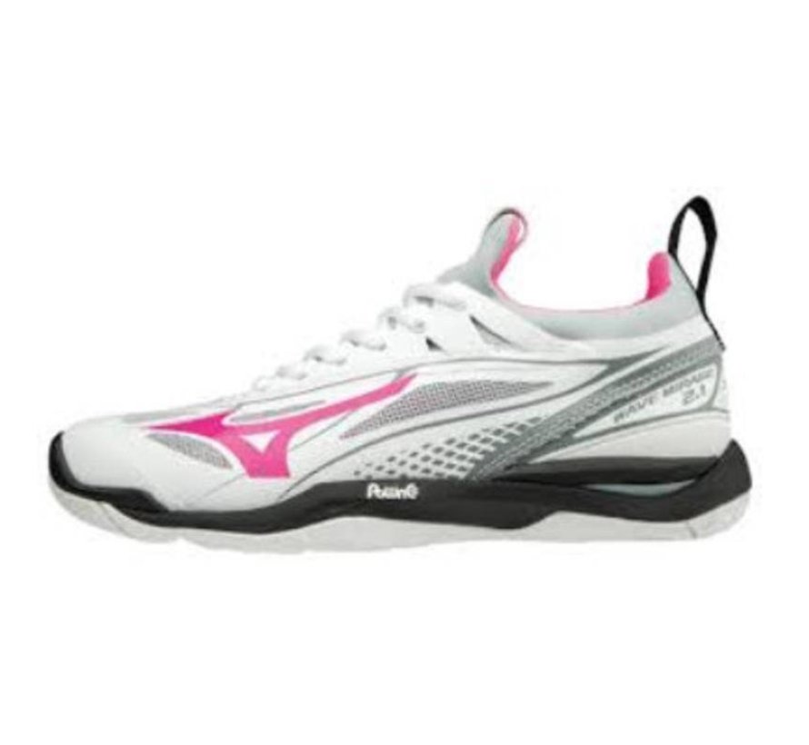 Mizuno Wave Mirage 2.1 wit handbalschoenen dames