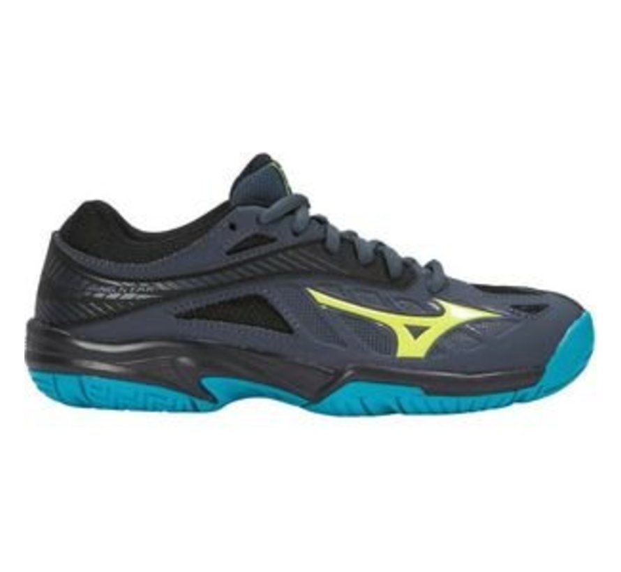 Mizuno Lightning Star Z4 Jr grijs blauw volleybalschoenen kids