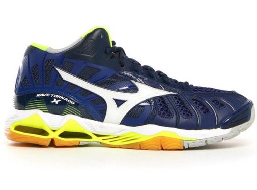 Mizuno Mizuno Wave Tornado X Mid blauw volleybalschoenen heren
