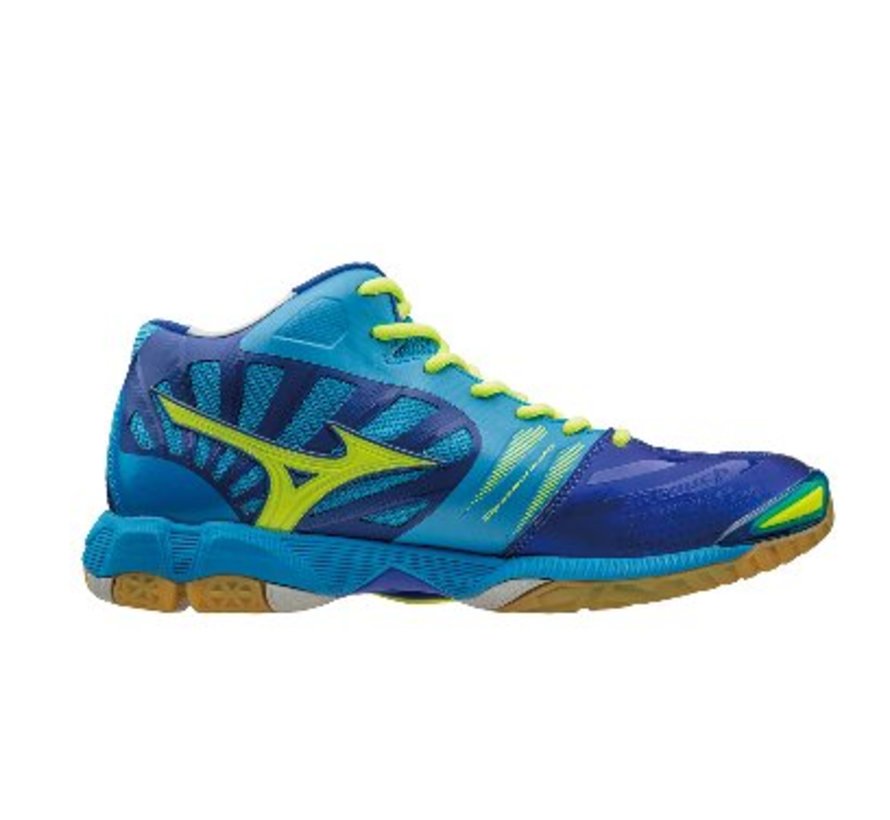 Mizuno Wave Tornado X Mid blauw volleybalschoenen heren