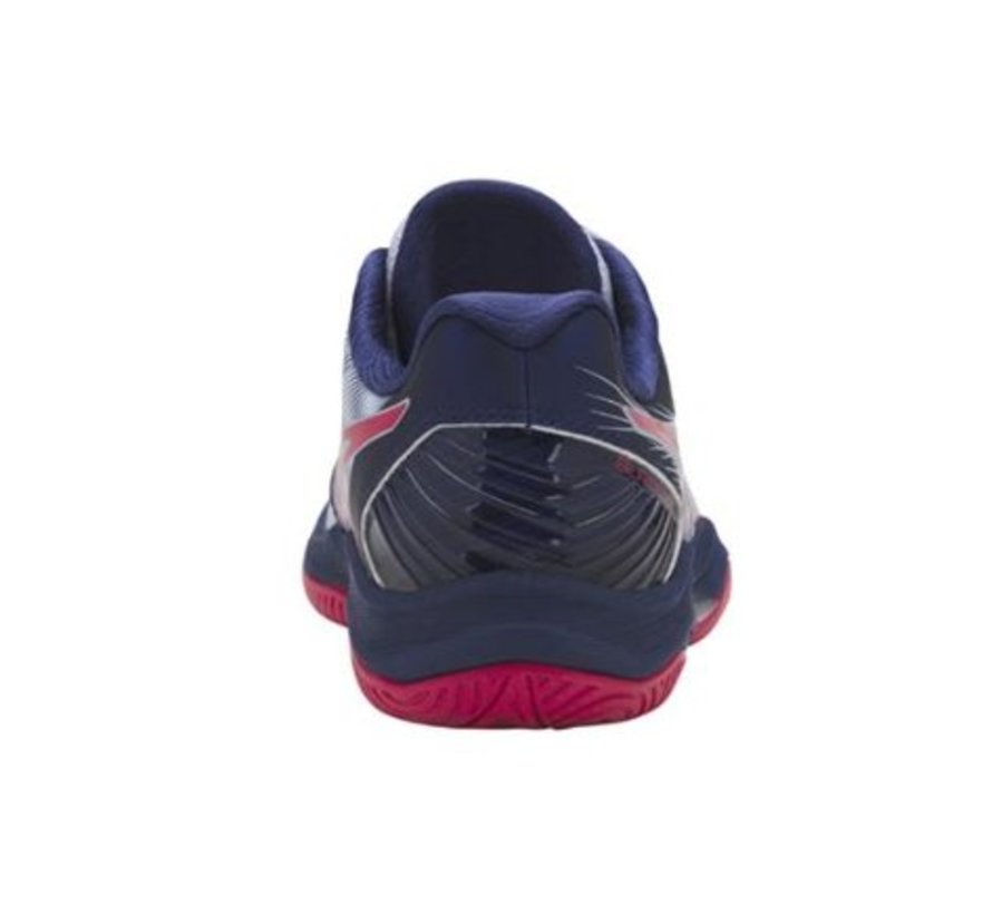 Baars Verdorde radioactiviteit ASICS Blast FF wit rood handbalschoenen dames (1072A001-400) -  Volleybalschoenenonline.nl