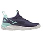 Mizuno Wave Luminous donkerblauw volleybalschoenen dames
