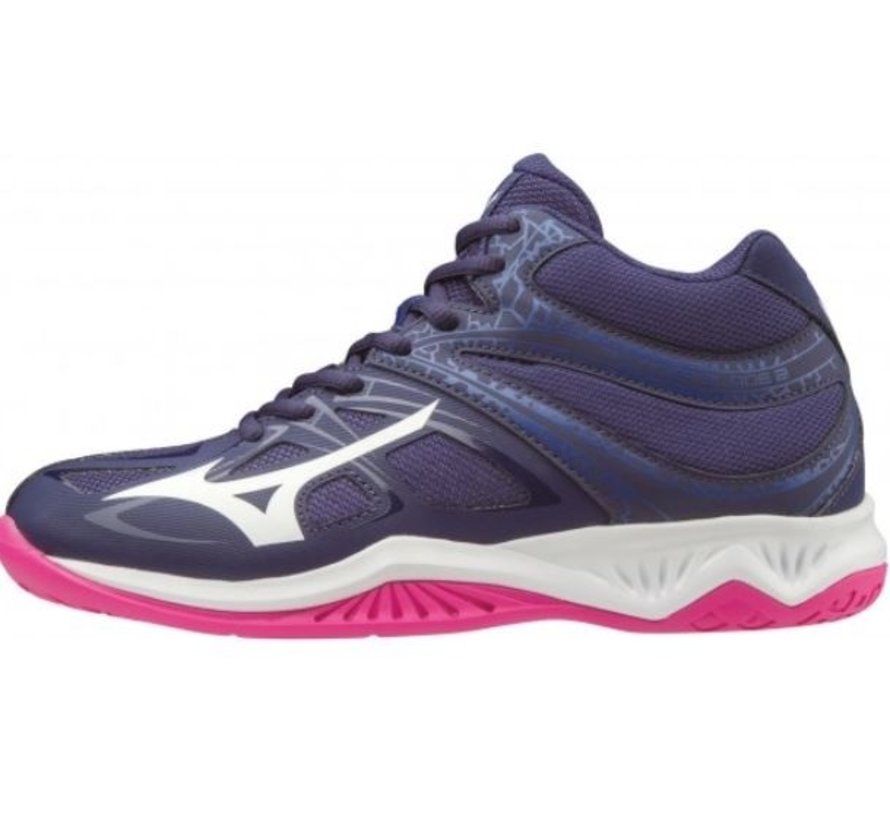 Mizuno Thunder Blade Mid 2 blauw korfbalschoenen dames