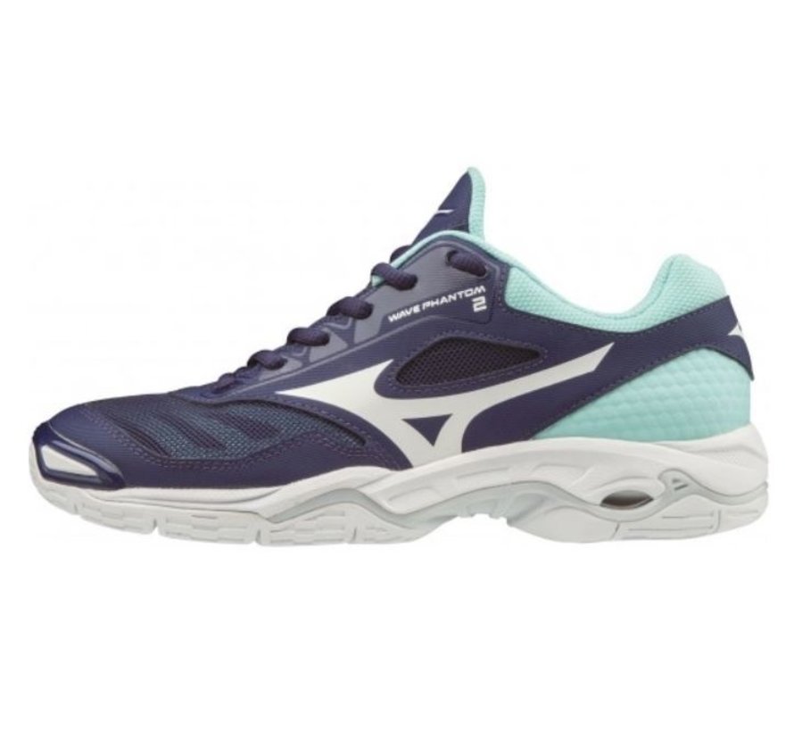 Mizuno Wave Phantom 2 blauw volleybalschoenen dames