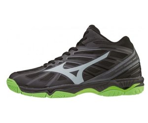 Mizuno Wave Hurricane 3 Mid zwart volleybalschoenen uni (V1GA174537) -  Volleybalschoenenonline.nl