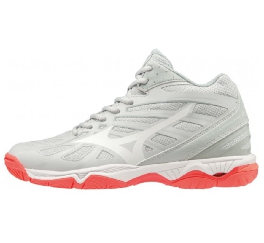 Mizuno Wave Hurricane 3 Mid grijs volleybalschoenen dames