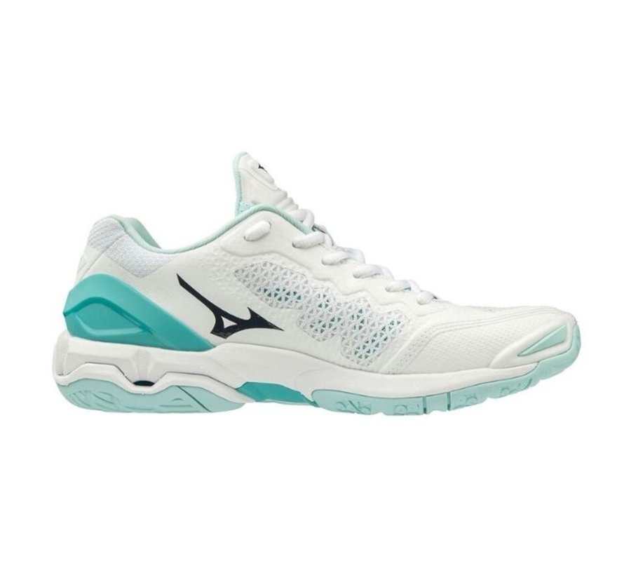 Wave Stealth V wit handbalschoenen dames (X1GB180013) -  Volleybalschoenenonline.nl