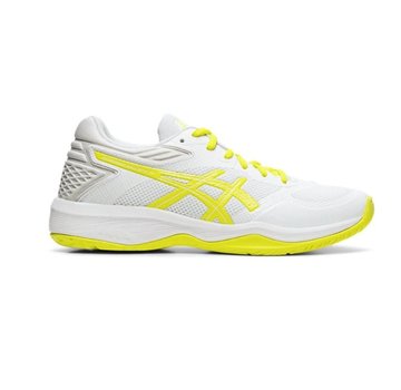 ASICS Netburner Ballistic FF  wit geel volleybalschoenen dames