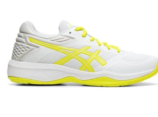 ASICS Netburner Ballistic FF wit geel volleybalschoenen dames