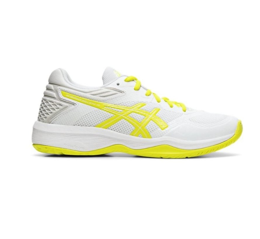 ASICS Netburner Ballistic FF wit geel volleybalschoenen dames