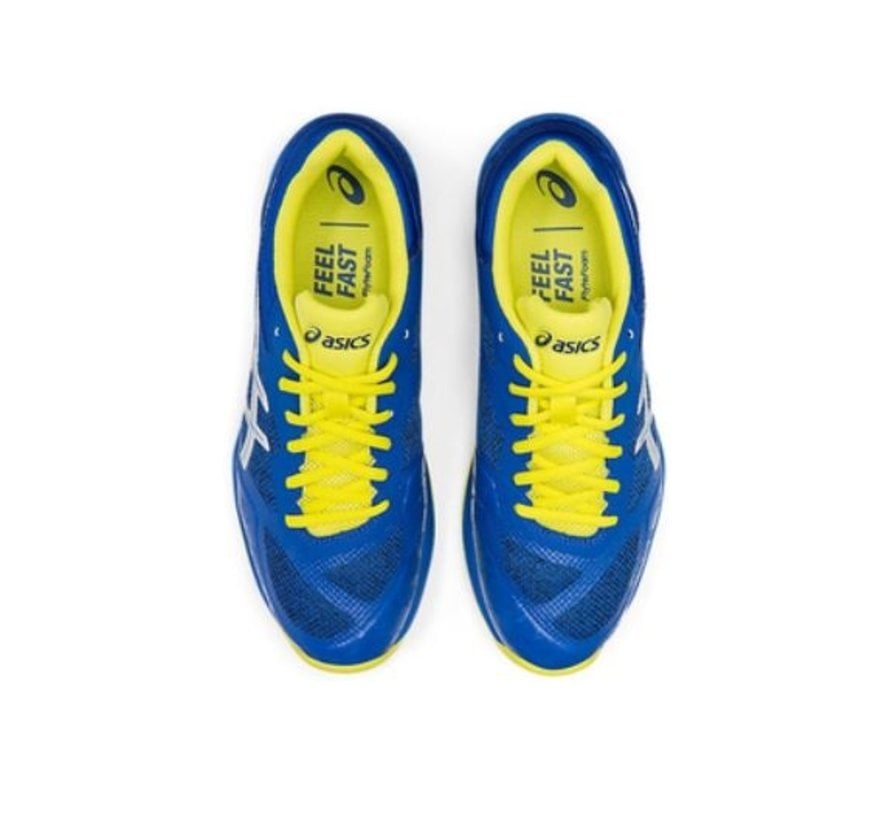 ASICS Gel Netburner Ballistic FF blauw geel volleybalschoenen heren