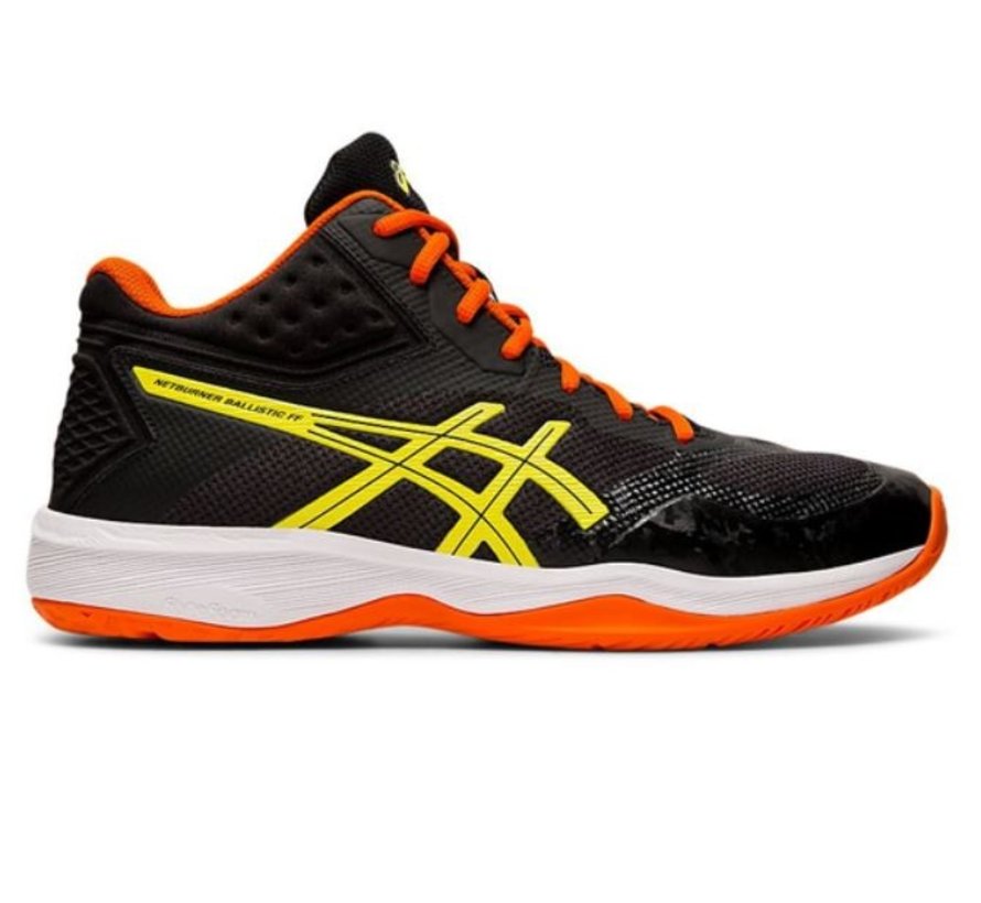 ASICS Gel Netburner Ballistic FF MT zwart oranje volleybalschoenen heren