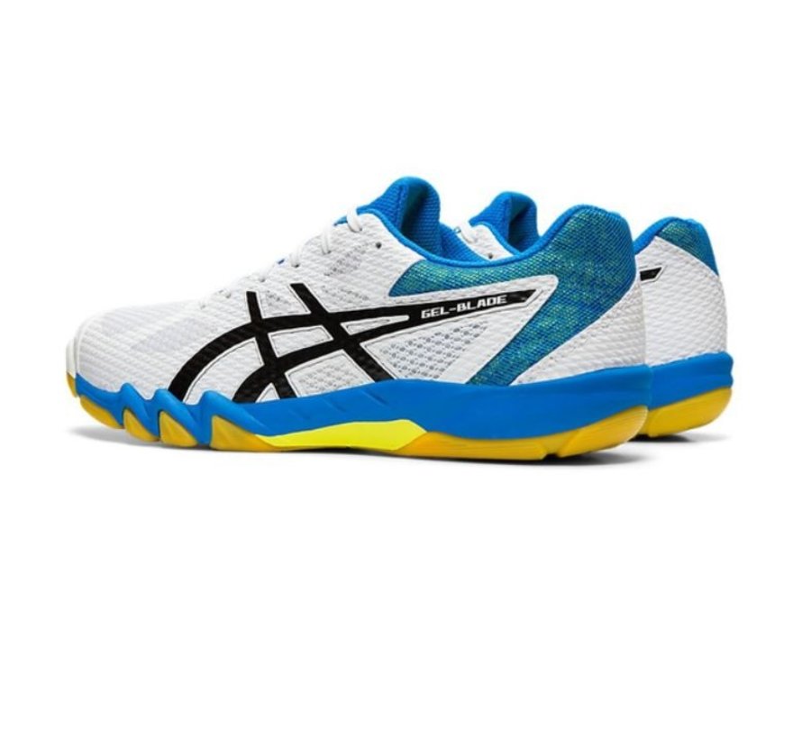 ASICS Gel-Blade 7 blauw wit squashschoenen heren