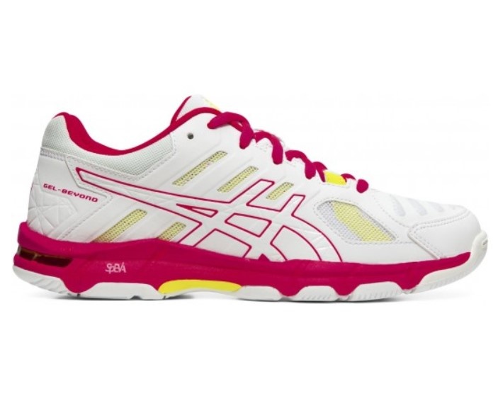 ASICS Gel Beyond wit roze volleybalschoenen dames (B651N