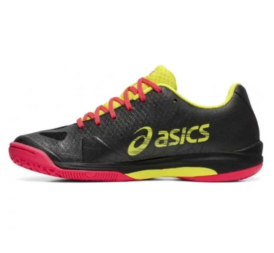 ASICS Gel-Fastball 3 zwart geel handbalschoenen dames