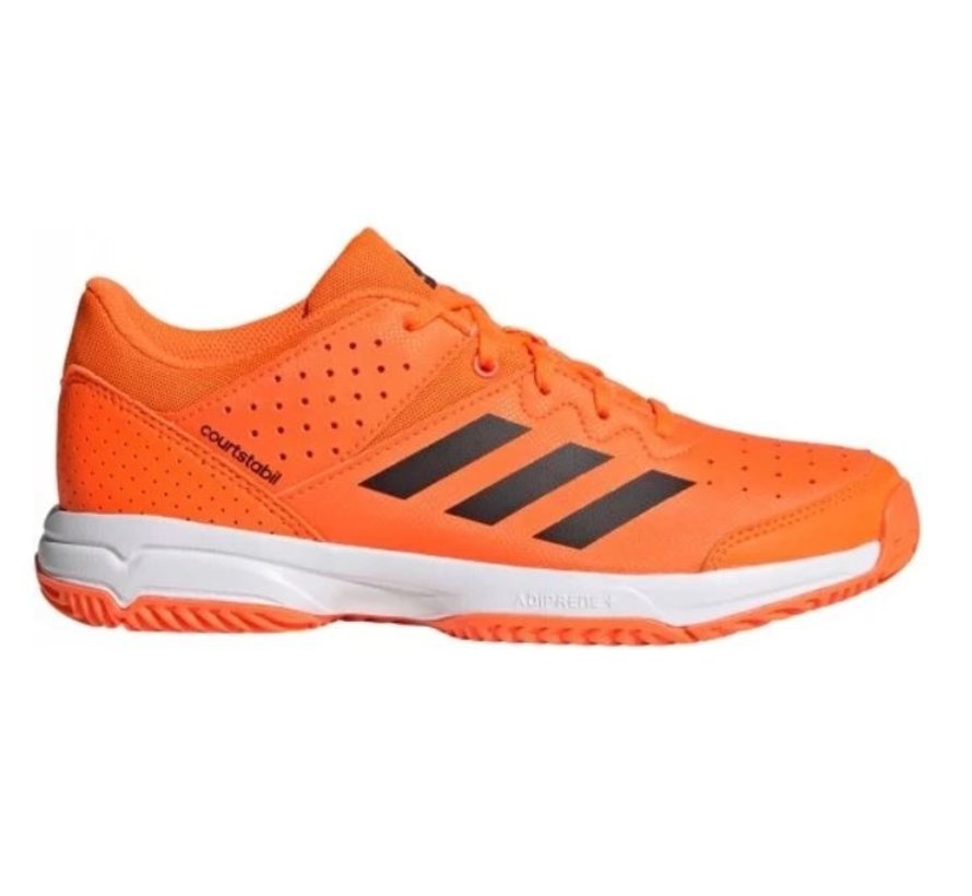 AdidasCourt Stabil Jr oranje indoor handbalschoenen kids