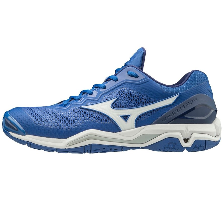 Mizuno Wave Stealth V blauw handbalschoenen unisex