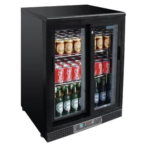  ProChef Arrière bar portes coulissantes  Noire | 92.5(H)x60(L)x54(P) cm 