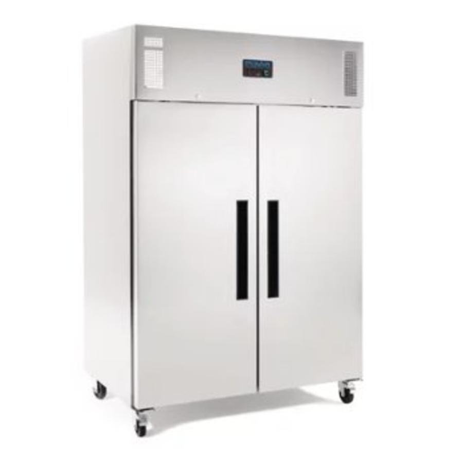 Armoire réfrigérée négative GN double porte Inox - 200x134,5x81,5 cm